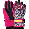 Перчатки лыжные детские зимние LUCKYLOONG C-1699 (Черный-фиолетовый)