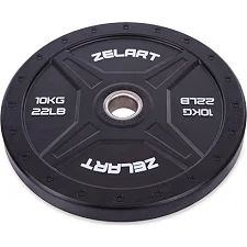 Бамперний диск гумовий ZELART TA-2258-10 50,4мм 10кг