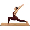 Распродажа! Коврик для йоги Пробковый каучуковый двухслойный Yoga mat RECORD FI-7156-10 183x61мx0.4cм