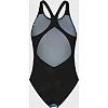 Купальник закрытый для женщин Arena BLUE FLOWERS SWIMSUIT V BACK синий, черный