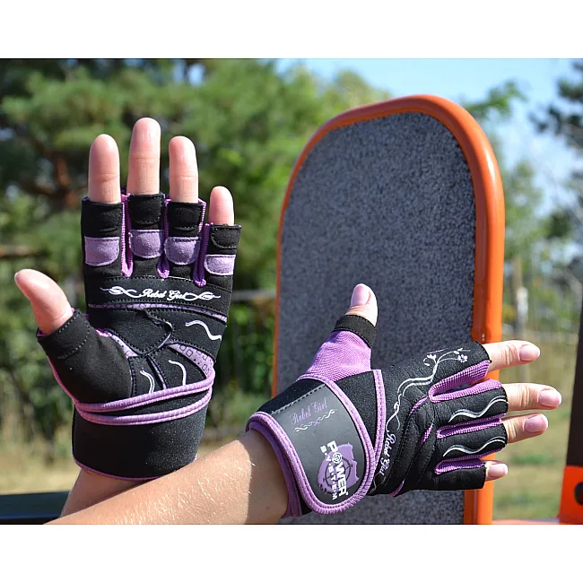 Фітнес рукавиці POWER SYSTEM PS-2720 Rebel Girl жіночі Purple