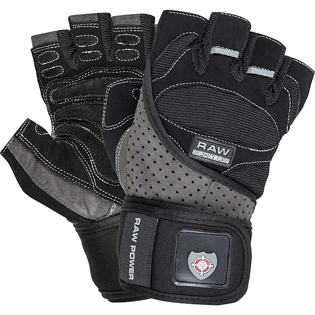Фитнес перчатки POWER SYSTEM PS-2850 Raw Power Black/Grey