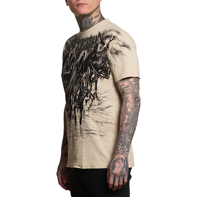 Футболка мужская AFFLICTION Black Night Tee Sand