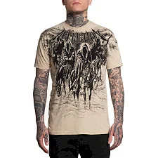 Футболка мужская AFFLICTION Black Night Tee Sand