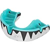 Капа для бокса OPRO Self Fit GEN5 Platinum Fangz White Black Mint