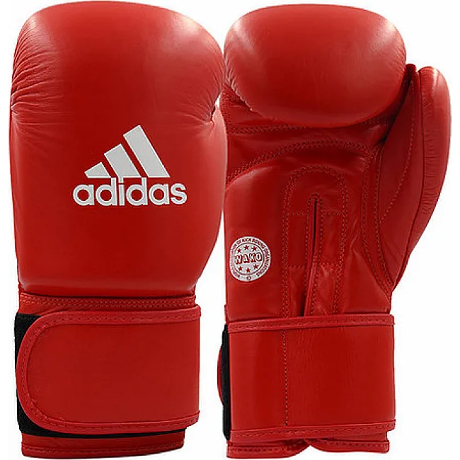 Кожаные перчатки для кикбоксинга Adidas WAKO