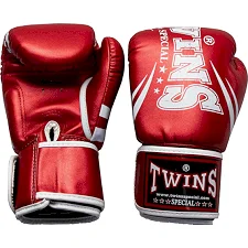 Перчатки для бокса TWINS Fancy FBGDM3-TW6 Metallic Red