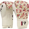 Рукавички жіночі для боксу RDX FL5 Floral White