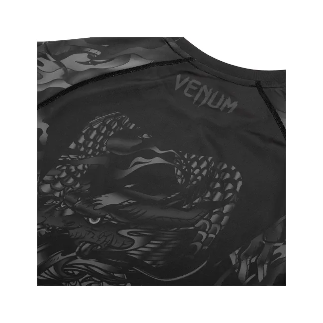 Рашгард VENUM Dragons Flight Short Sleeves Black Black