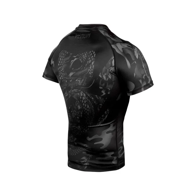 Рашгард VENUM Dragons Flight Short Sleeves Black Black