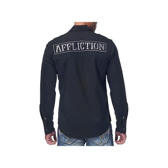 Рубашка AFFLICTION Breaking Chain LS Woven