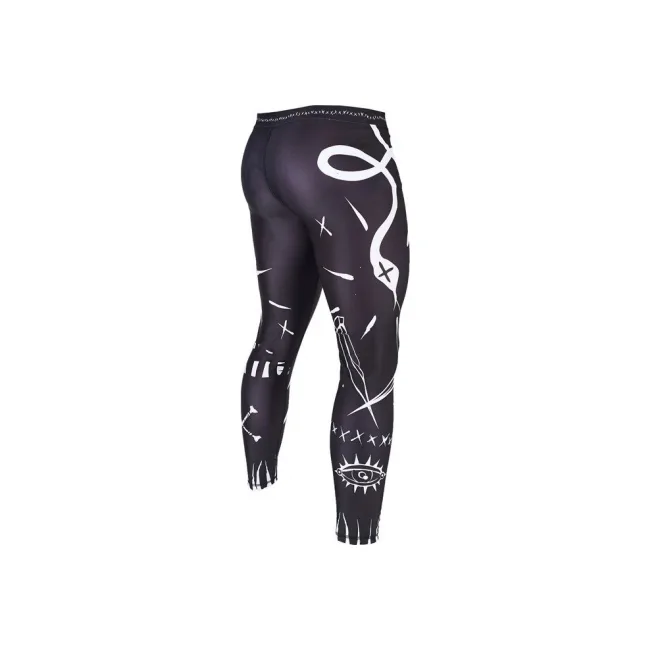 Штаны компрессионные MANTO Grappling Voodoo 2.0 Black