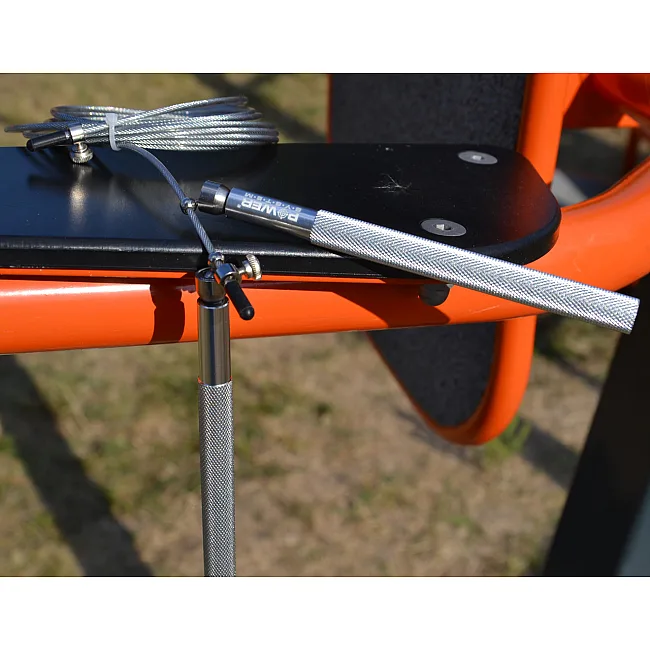 Скоростная скакалка POWER SYSTEM PS-4064 Ultra Silver (2,75м)