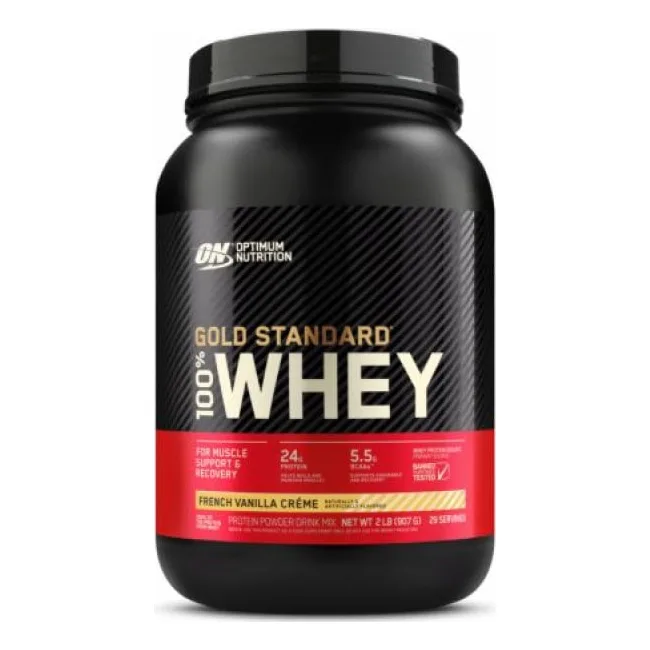 Сывороточный протеин Optimum Nutrition Whey Gold Standart 907 г - french vanila