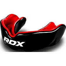 Капа RDX MOUTH GUNDER ARMOURRD ADULT черный, красный One Size