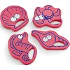 Набор досок для плавания Aqua Speed KIDDIE FRIENDS Set 62740 красный (для детей) One Size