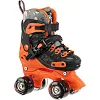 Ролики квады раздвижные SP-SPORT STL-155Q (Черный-оранжевый)