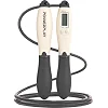 Скакалка со счетчиком PowerPlay 4216 Jump Rope Черно-белая 2.8 см.