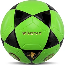 Футбольный мяч WINSTAR FB-00039 (Салатовый-черный)