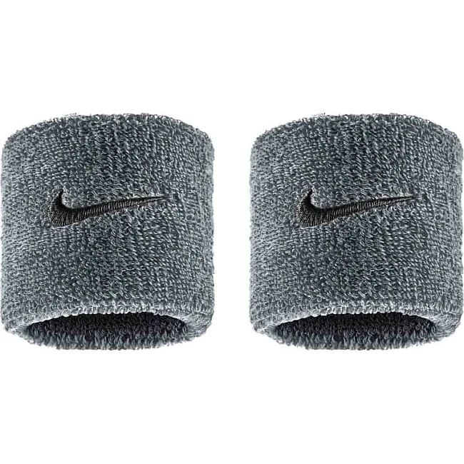 Напульсники NIKE SWOOSH CLASSIC WRISTBANDS 2PK сірий One Size