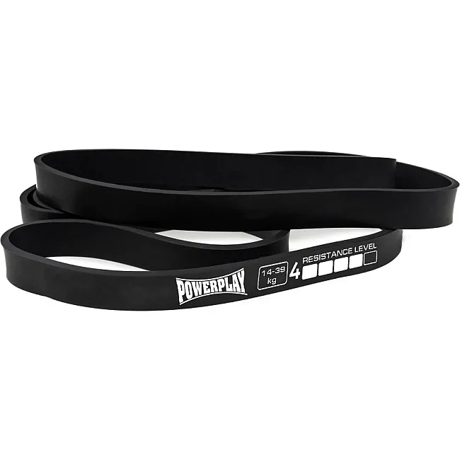 Эспандер-петля (резинка для фитнеса и кроссфита) PowerPlay 4117 Power Band Черная (14-39kg)