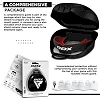 Капа RDX MOUTH GUNDER ARMOURRD ADULT черный, красный One Size