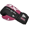Боксерські рукавиці RDX BOXING GLOVES REX F4 чорний, рожевий