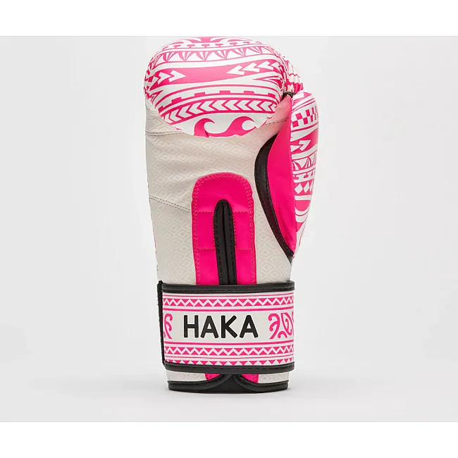 Боксерські рукавиці Leone GN329 HAKA White/Pink