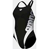 Купальник закритий для жінок Arena STRIPEFLO SWIMSUIT SWIM PRO BA чорний, білий (для жінок)