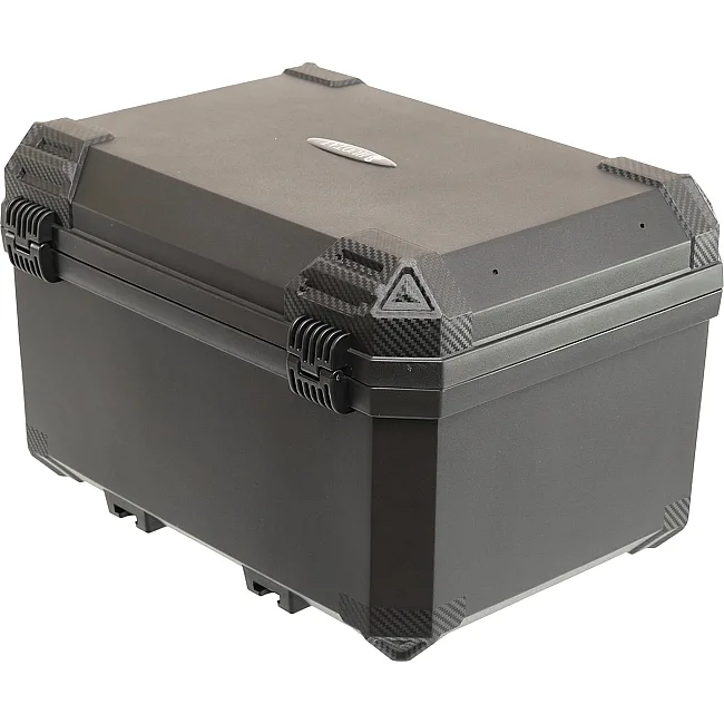 Центральний кофр задній для мотоцикла пластиковий Adventure JUHAO H-63L 1шт 50x40x32см (Чорний)