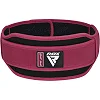 Пояс для тяжелой атлетики RDX RX5 Double Belt неопреновый Pink