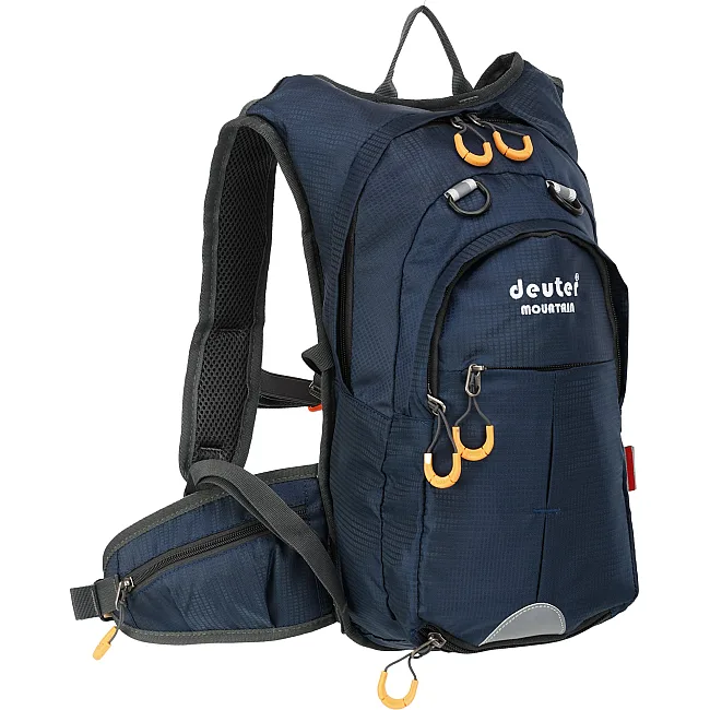 Велорюкзак спортивний з твердою спинкою DEUTER 803 10л (Темно-синій)