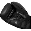 Боксерские перчатки TITLE Black Bolstered Leather Black (бинты 4м. в комплекте)