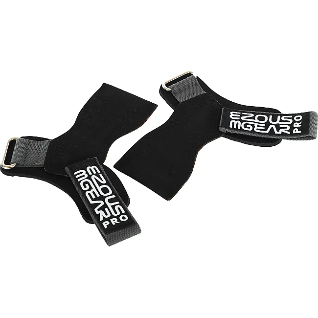 Накладки для подтягивания и тяги GRIPPS CRESCENT EZOUS D-05 2шт (Черный)