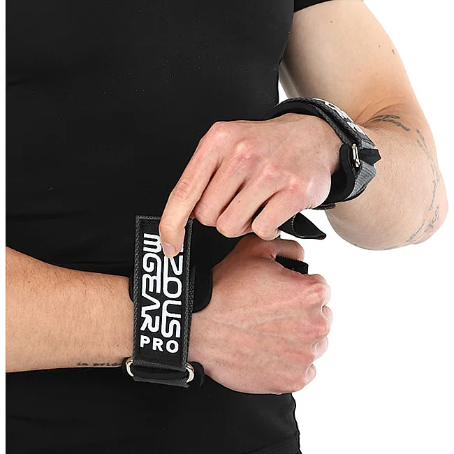 Накладки для подтягивания и тяги GRIPPS CRESCENT EZOUS D-05 2шт (Черный)