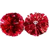 Помпони кулясті Кулі круглі блискучі SP-SPORT Pom-Poms CH-0352 1шт (Червоний) Помпони кулясті Кулі круглі блискучі SP-SPORT Pom-Poms CH-0352 1шт (Червоний)