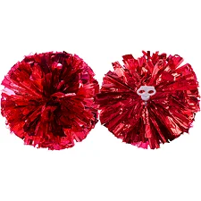 Помпони кулясті Кулі круглі блискучі SP-SPORT Pom-Poms CH-0352 1шт (Червоний)