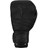 Боксерские перчатки TITLE Black Bolstered Leather Black (бинты 4м. в комплекте)