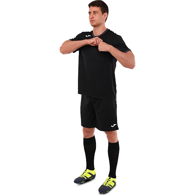 Футболка футбольного судді JOMA

 REFEREE 104240-110 (Чорний-сірий)
