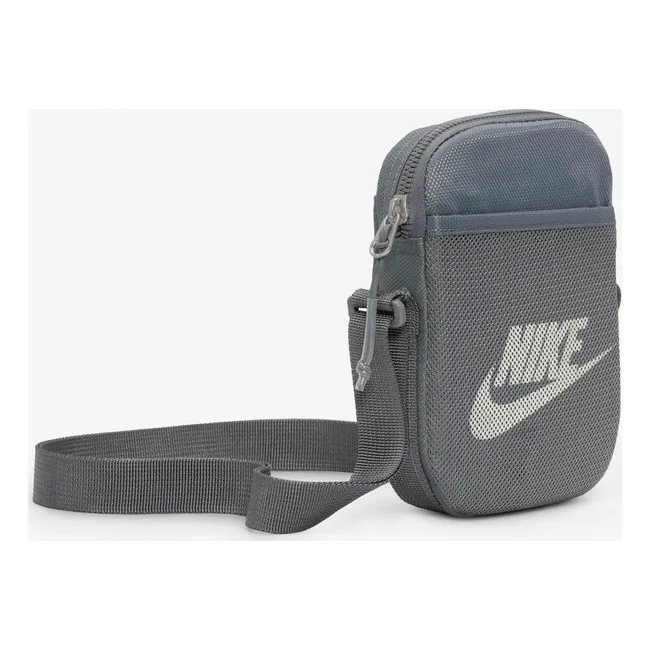 Сумка кросс-боди Nike NK HERITAGE CROSSBODY 1L серый 18x13x3 см