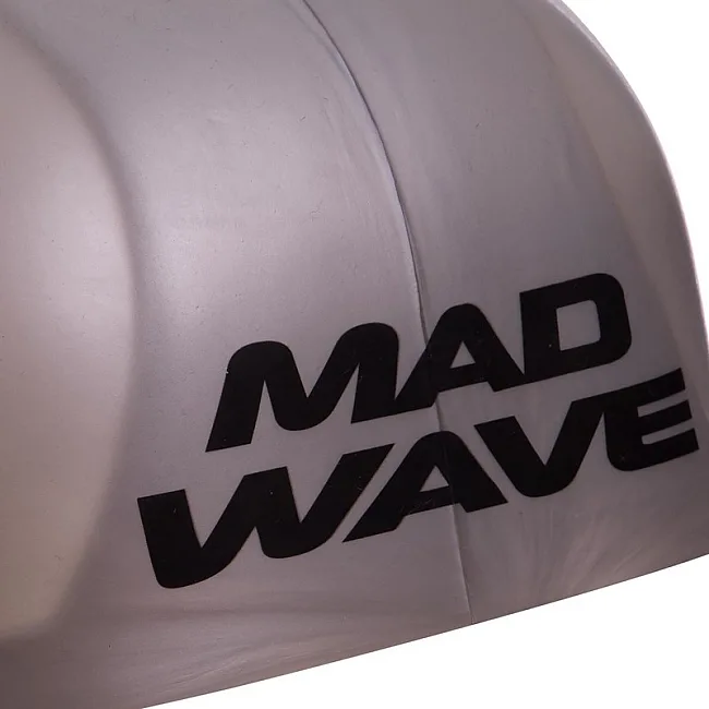Шапочка для бассейна
 силиконовая стартовая MADWAVE

 R-CAP FINA Approved M053115 (Серый)