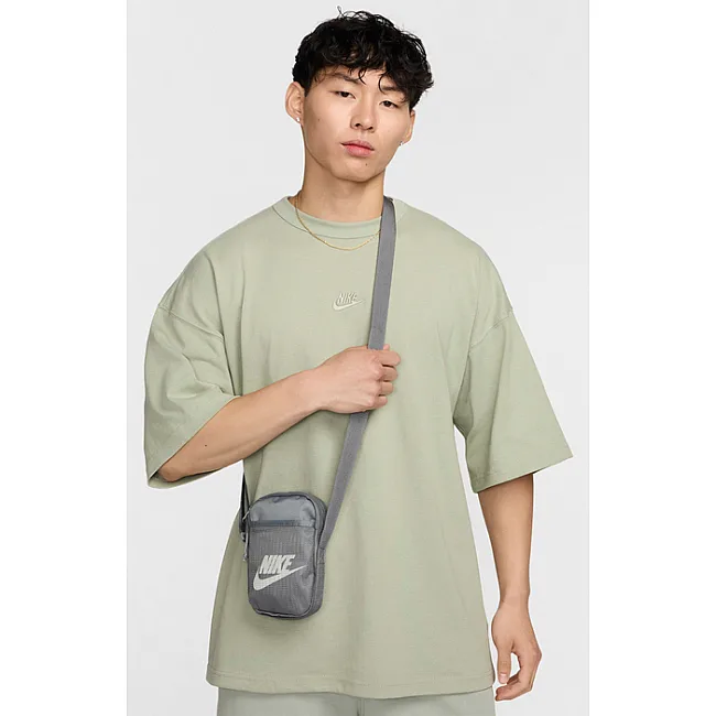 Сумка кросс-боди Nike NK HERITAGE CROSSBODY 1L серый 18x13x3 см