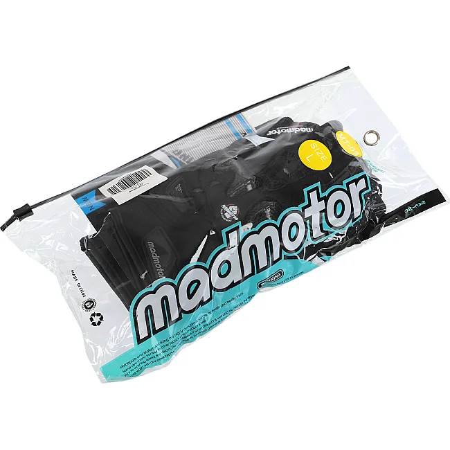 Мотоперчатки MADMOTOR MT-08 (Черный)