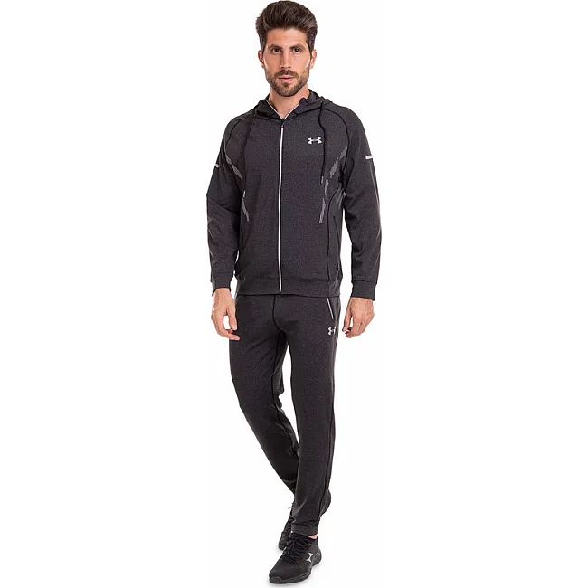 Спортивные штаны
 мужские на манжете UNDER ARMOUR
 CO-8817 (Темно-серый)