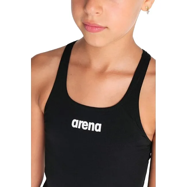 Купальник Arena TEAM SWIMSUIT SWIM PRO SOLID черный, белый Дет