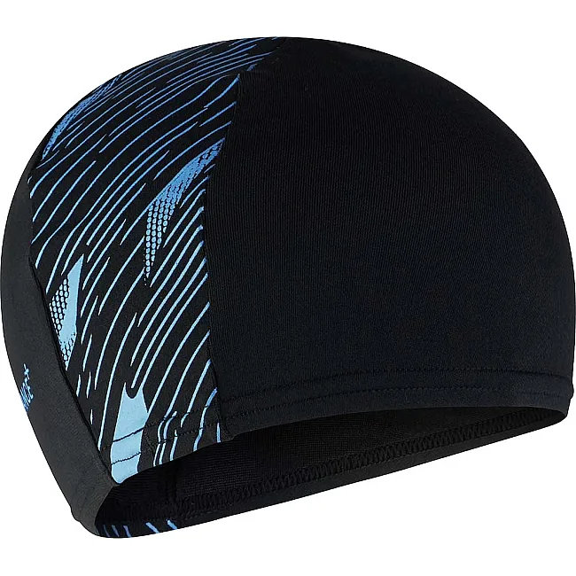 Шапка для плавания Speedo BOOM ULTRA PACE CAP черный, синий OSFM