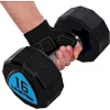 Гантели профессиональные
 с полиуретановым покрытием LiveUp LP8003-16 2шт по 16кг