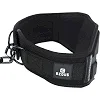 Пояс атлетический для отягощения текстильный с цепью и карабином EZOUS DIP BELT ARMOR N-01 спинка-17см