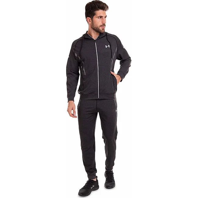 Спортивные штаны
 мужские на манжете UNDER ARMOUR
 CO-8817 (Темно-серый)