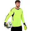 Вратарские перчатки с защитой пальцев REUSCH FB-869 (Зеленый-красный)